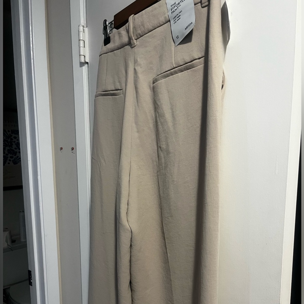 Aritzia Effortless Pant Cream